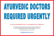 Ayurvedic Doctors Required